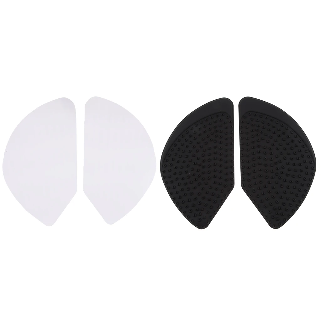 2x Motorcycle Tank Traction Pads Grip Protector Fit for Kawasaki Z650 2017 2018