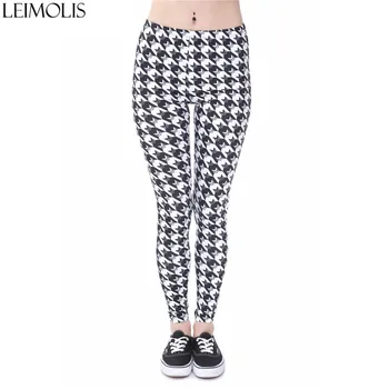 

LEIMOLIS 3D print striped Owl white black fitness push up workout leggings women Harajuku High Waist punk rock sexy leggins