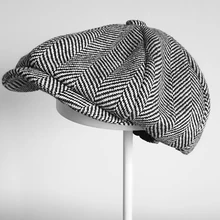 Специальное предложение, мужские Восьмиугольные шляпы Гэтсби в британском стиле, кепка плюща, Женская хлопковая кепка с плоской подошвой, кепка газетчика BLM203