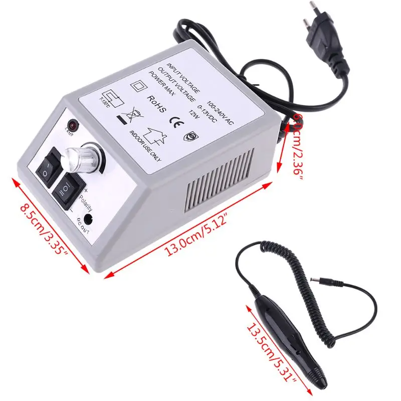  PROFESSIONAL ELECTRIC NAIL FILE DRILL Manicure Tool Pedicure Machine Set kit