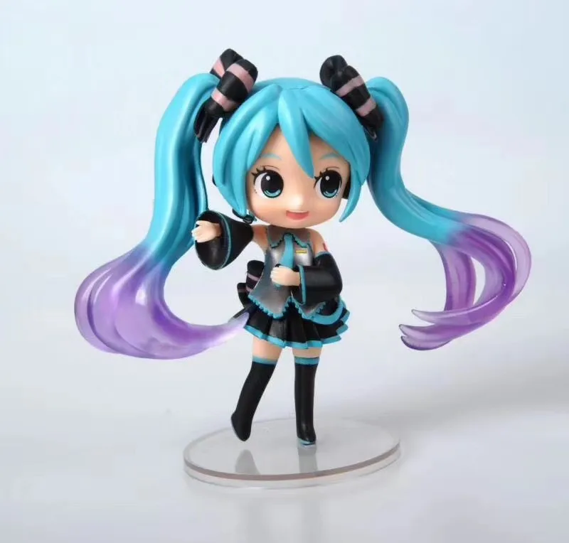

Otaku Useful Product Virtual Singer Miku Hatsune Family Cute Crystal Hatsune Garage Kit Model Loli Decoration