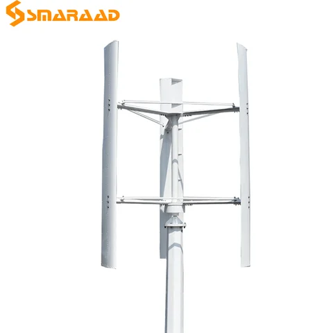 Approved Noiseless Sale New Arrive 5000W Vertical Wind Turbine Permanent Magnet Generator 3 Phase  24V 48V Use For Home