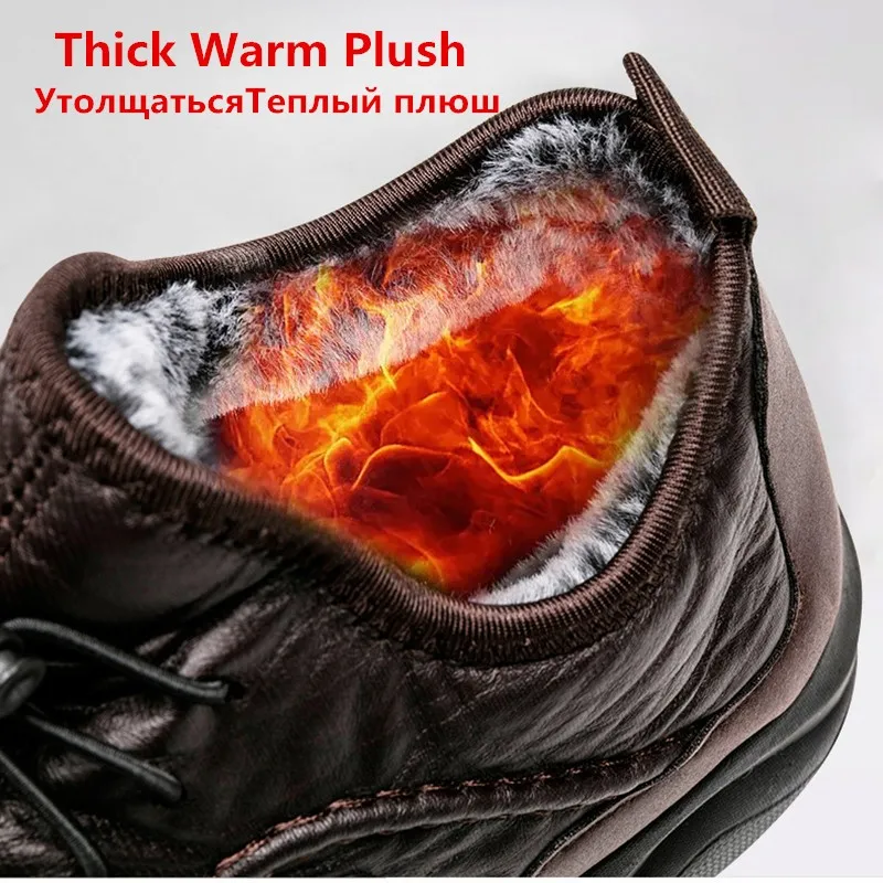 New Men Winter Sneakers Autumn Men Casual Shoes Plush Warm Men Boots Fashion Mens shoes Outdoor Walking Shoes Zapatos Hombre