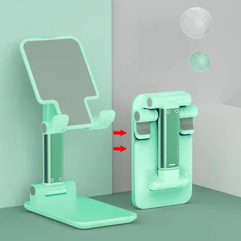 

Universal Cell Phone Holder Adjustable Metal Desk Mobile Phone Stand for iPhone iPad Tablet Live Portable Desktop Makeup Mirror