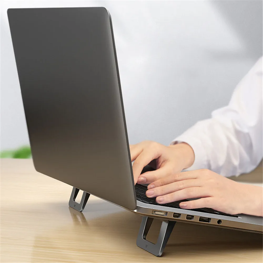 Bild von 2pcs/set Laptop Stand For Macbook Pro Universal Desktop Laptop Holder Mini Portable Cooling Pad Notebook Stand For Macbook Air