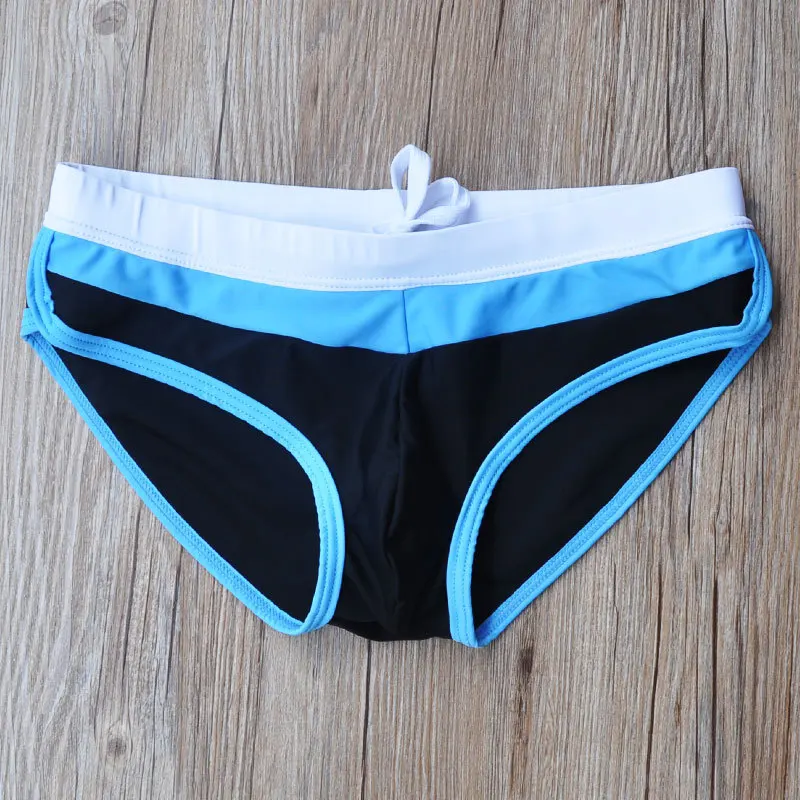 Men's Swimming Briefs Low Waist Swimwear With Push-up Pad Sexy Surf Shorts Trunks Swimsuits Summer Beach Bathing Suit