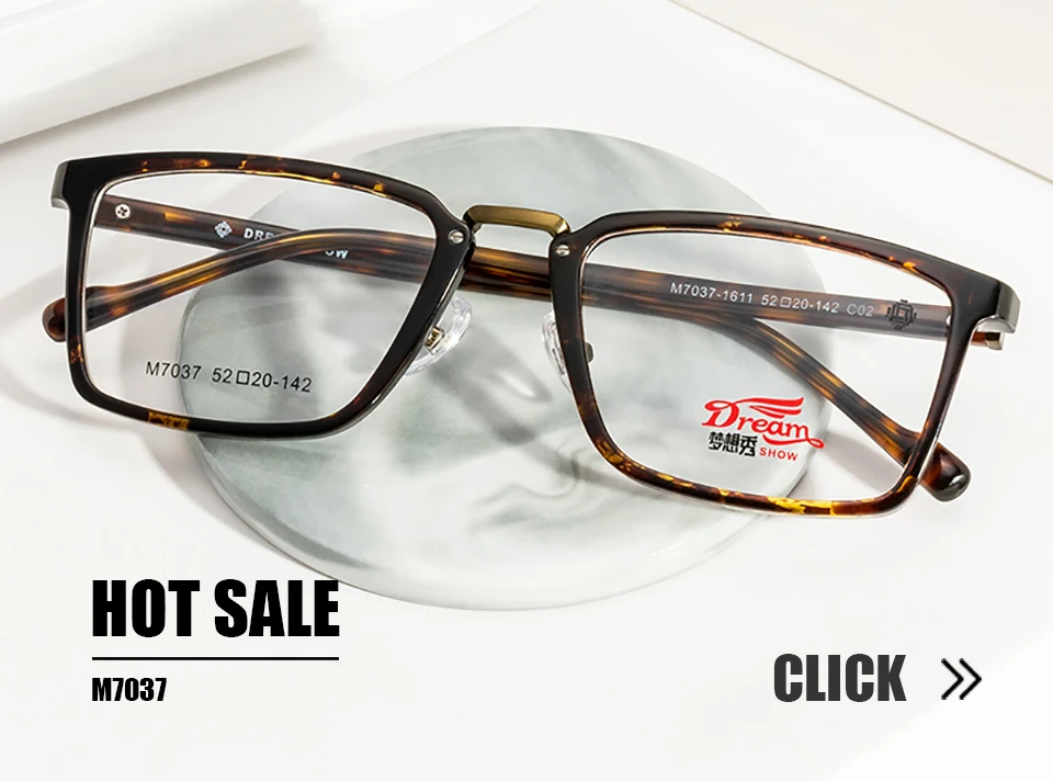TR90 оправа для очков из сплава, Мужская Ретро квадратная Прозрачная Оптическая оправа, очки, прозрачная оправа для близорукости по рецепту, оправы для очков# M7014