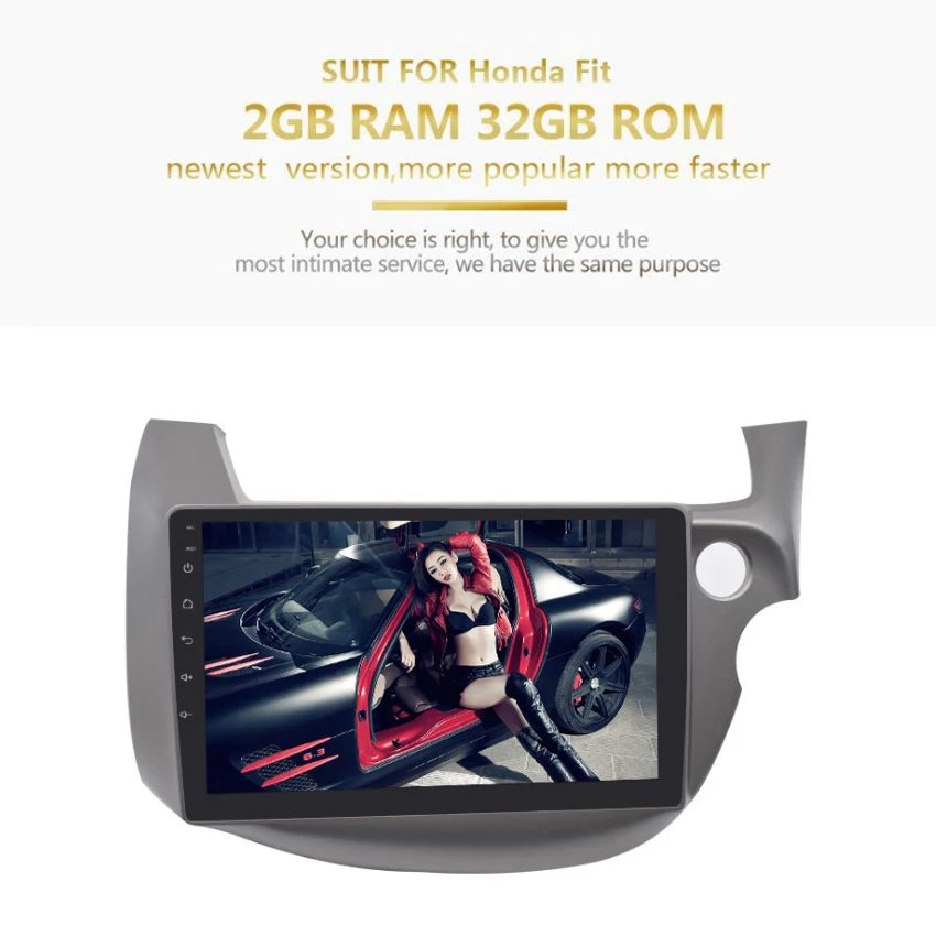 Для Honda Fit 2006-2012 автомобильный Радио Android мультимедийный плеер Автомобильный сенсорный экран gps навигация поддержка Carplay Bluetooth