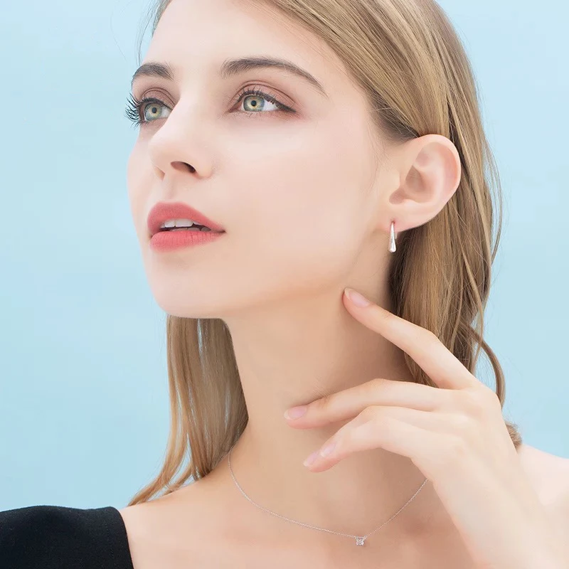 Yhpup темпераментные медные 16 K Золотая шпилька серьги массивные очаровательные металлические минималистичные серьги для женщин ювелирные изделия для офиса подарок