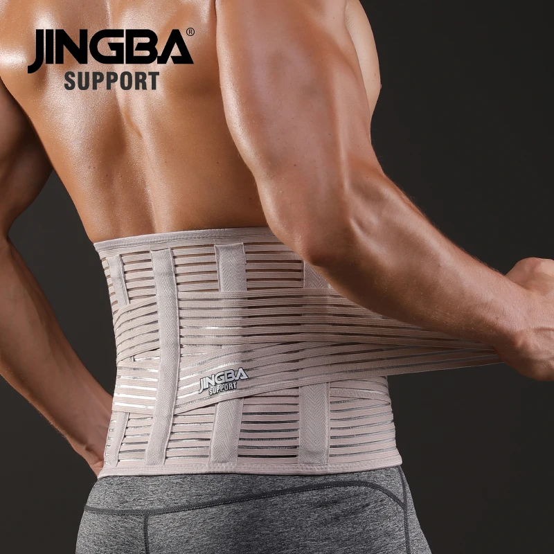 JINGBA SUPPORT Modeling body Corset trainer belt Support back support Waist Spine belt Men fitness Jobs Protection lumbar support belt back brace waist support belt back support belt weightlifting belt weightlifting waist guard waist trainer belt back posture corrector