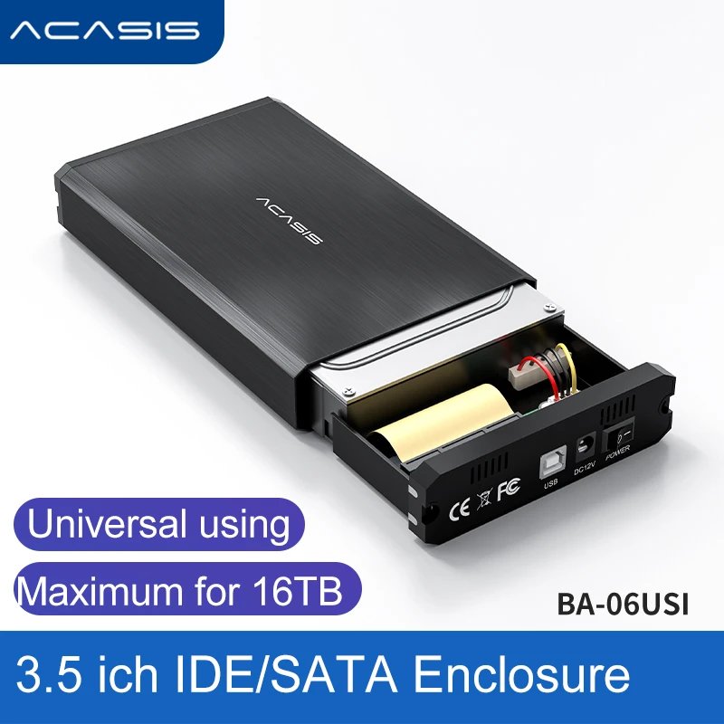 funda de HDD de 2,5/3,5 pulgadas, carcasa disco duro externo, USB SATA, IDE, para móvil|Estuches para discos duros| - AliExpress