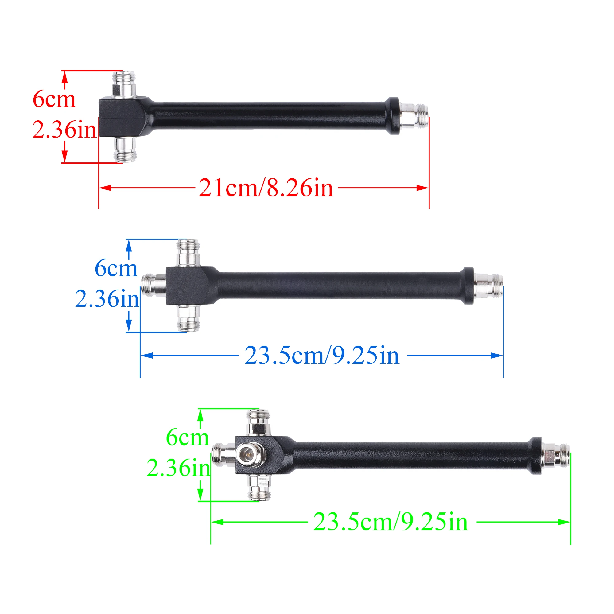 800-2700Mhz 1 to 2/3/4 Ways N Female Power Splitter 2G 3G 4G Mobile Signal Booster GSM 4G Repeater Antenna