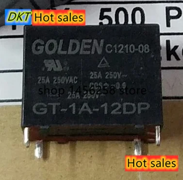 Золотой GT-1A-12DP 12VDC GT-1A-24DP 24VDC 4 Пина 25A Leistungsrelais