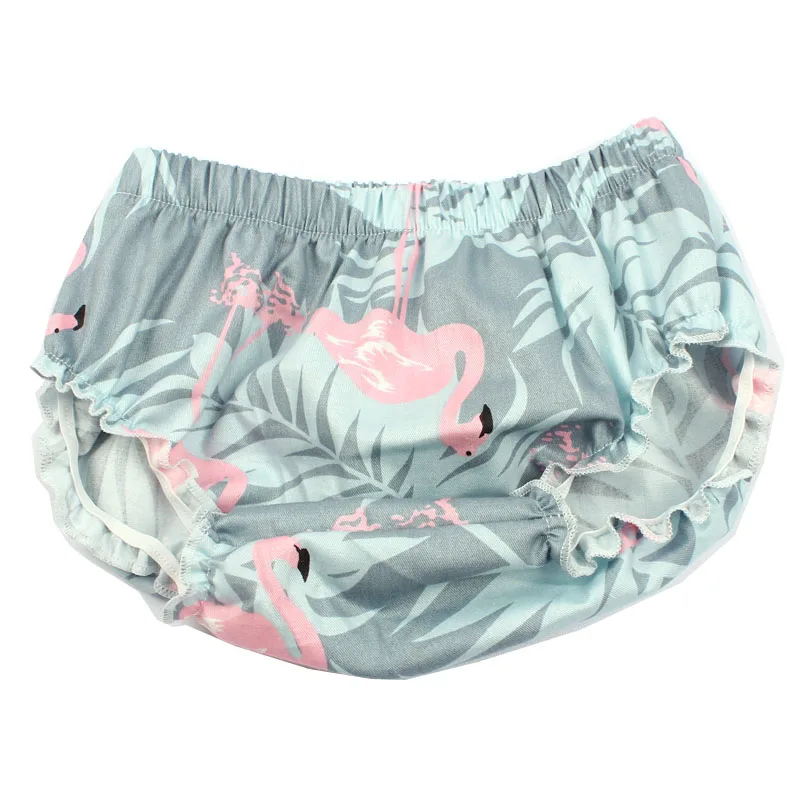 Fashion Baby Bloomers Baby Girl Cotton Cherry pattern Ruffle Diaper Cover Toddler Cotton Shorts Clothes (1)