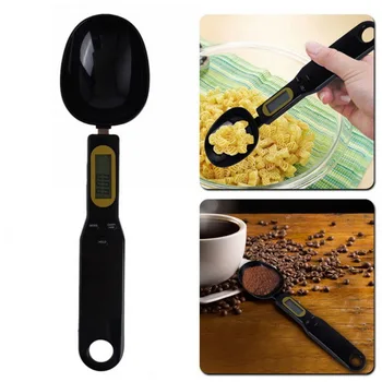 

500g/0.1g LCD Display Digital Precise Measuring Spoon Electronic Digital Spoon Scale Mini For Kitchen Scales Baking Supplies