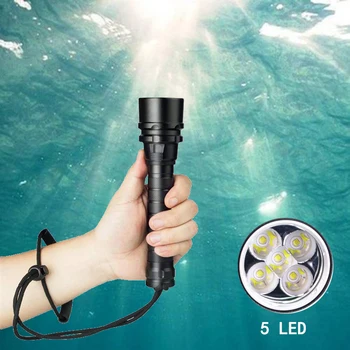 

Topcom Powerful T6 L2 10W LED Diving Flashlight Professional IP68 Diving Light Underwater 80m Diving Lantern Waterproof Light