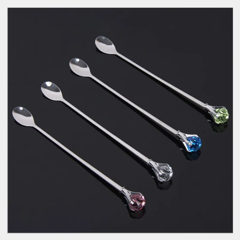 Multifunction Kitchen Supplies Coffee Scoop With Clip Stainless Steel Tea Honey Measuring Cup Long Spoon | Дом и сад