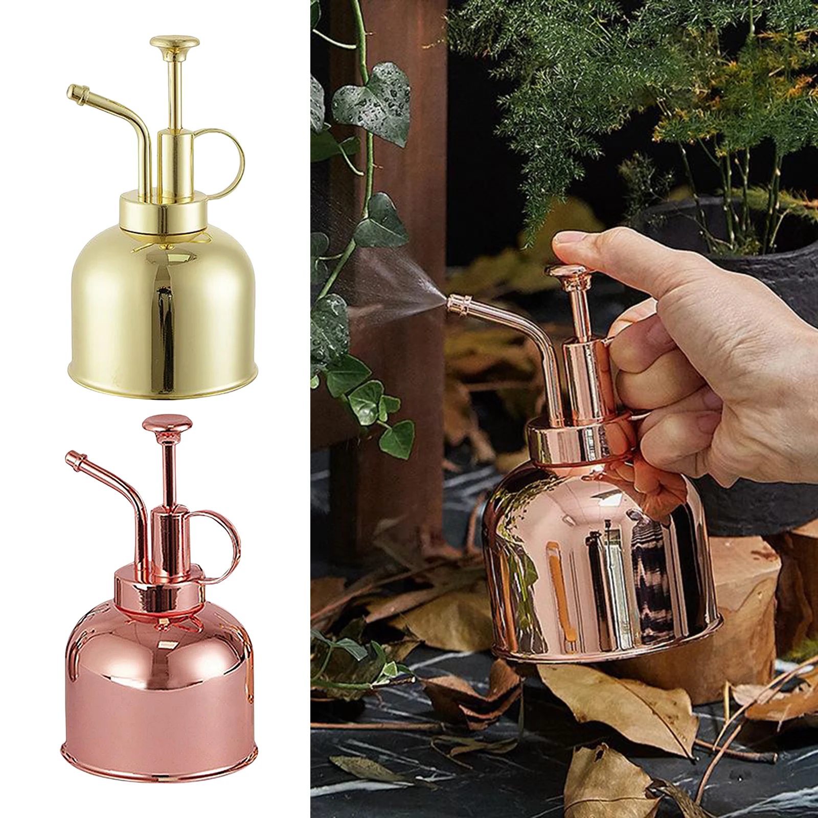 300ML Small Watering Can Plant Pot Spray Bottle Retro Style Gardening Tools for Water Plants Flowers | Дом и сад