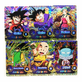 

55pcs/set Super Saiyan Dragon Ball Z No.5 DIY Full role Heroes Battle Card Ultra Instinct Goku Vegeta Game Collection Cards