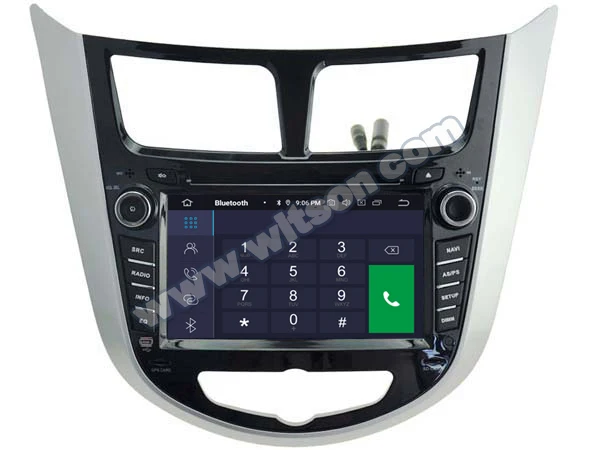 Мультимедийная система Pie OS для Hyundai Verna 2010-2012 Solaris и Accent 7 дюймов Android 9 0 DVD навигация