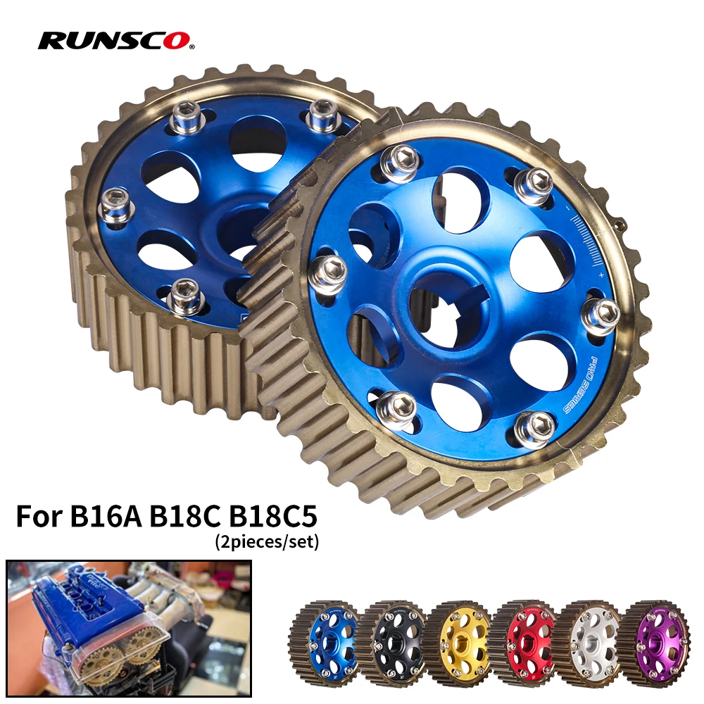 Engine Timing Gear Adjustable DOHC Cam Gears Alloy Timing Gear for B16A/B16B/B18C Engine for Honda Integra Civic