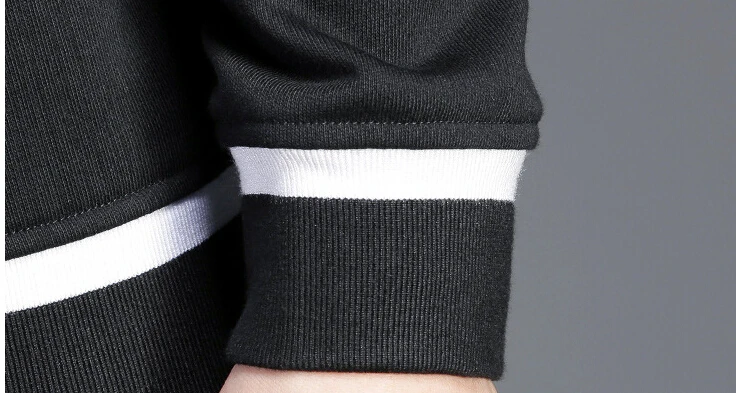 Tracksuits Outwear Hoodies cotton Male Sweatshirts set Men