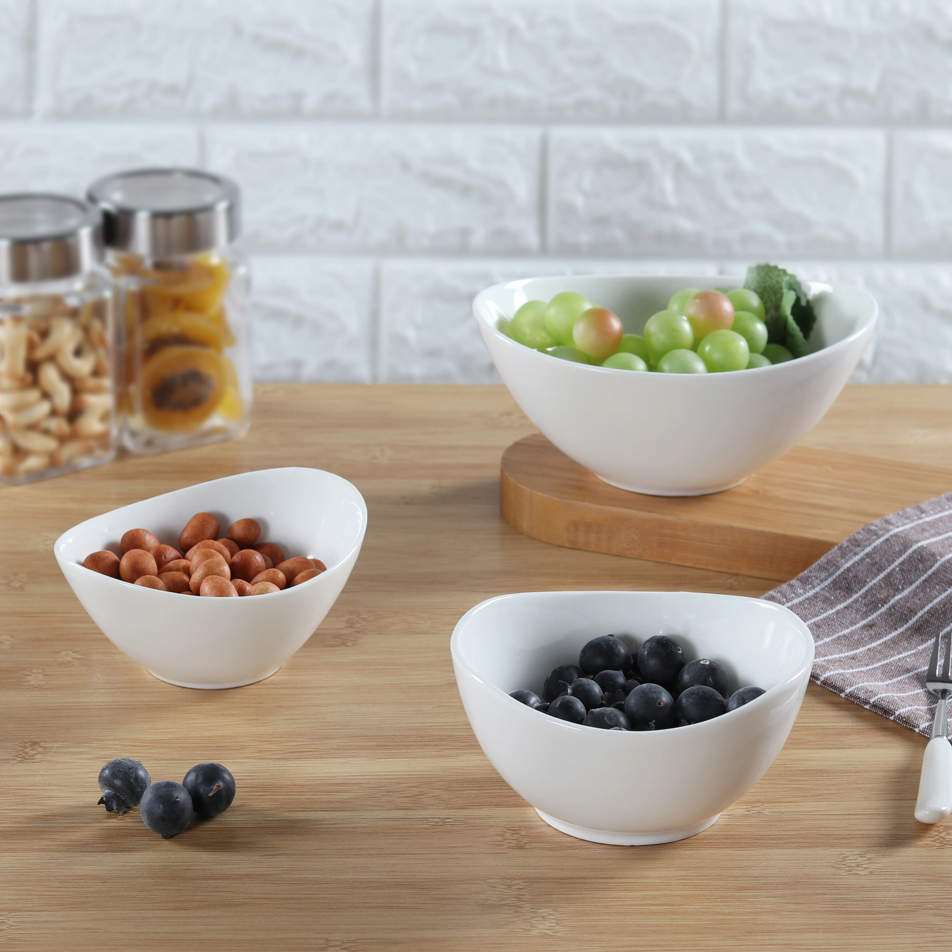 Nutrition & Portion Control Cereal & Snack Bowls Combo, Porcelain – Set of  4 ea. Overstock Sale! – TypefreeDiabates