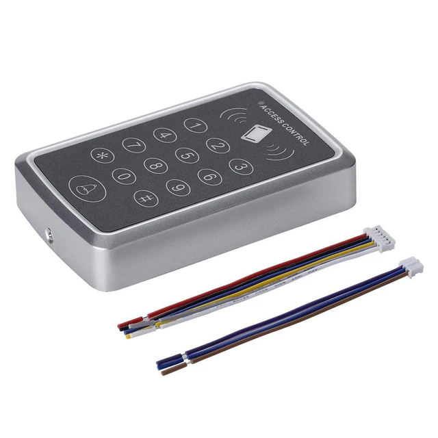 125KHz RFID Access Control Keypad Machine Rainproof Cover EM Card Reader For Door Access Control System Lock Opener 6