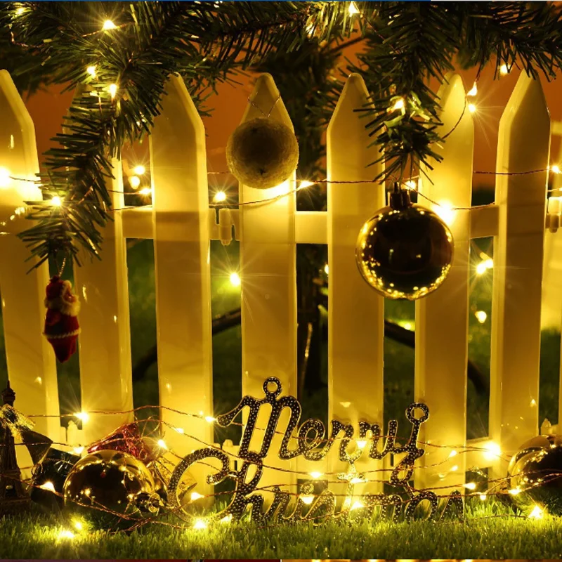 LED String Light 10M Waterproof 110V220V 100 LED Holiday String Lighting 9 Colors Christmas Lights Party Outdoor Decoration (3)