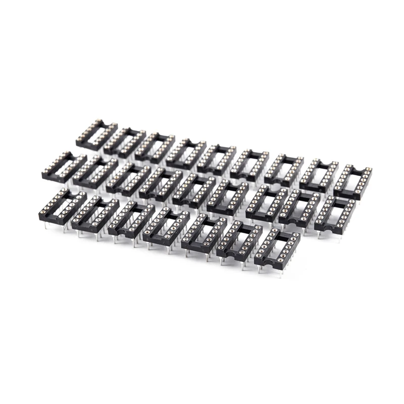 14-контактный DIP/DIL повернуть булавки IC Разъем 0,3 дюйма шаг 25 шт