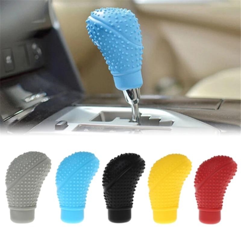Universal Gear Shift Collars Anti Slip Silicone Manual Automatic Car Shifter Lever Knob Dust Proof Cover Protector | Автомобили и