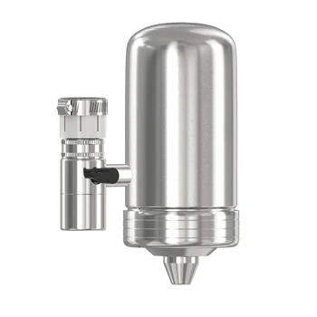 

304 Stainless Steel Healthy Faucet Water Filter System - Tap Water Purifier Filter Water Purifying Device for Home Kitchen ,Fauc