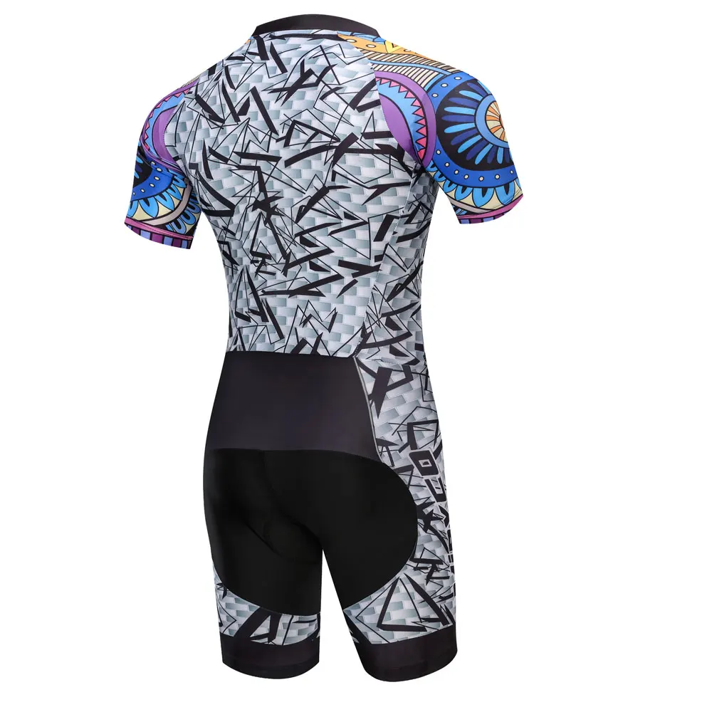 Велоспорт Джерси купальный костюм с коротким рукавом Триатлон велосипедная одежда Джерси Мужская Беговая одежда для плавания велосипедная одежда