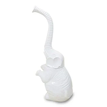 

BMBY-Elephant Toilet Brush,Bathroom Soft Bristled Toilet Brush Detachable Elephant Shape with long handle,Christmas,New Year's D