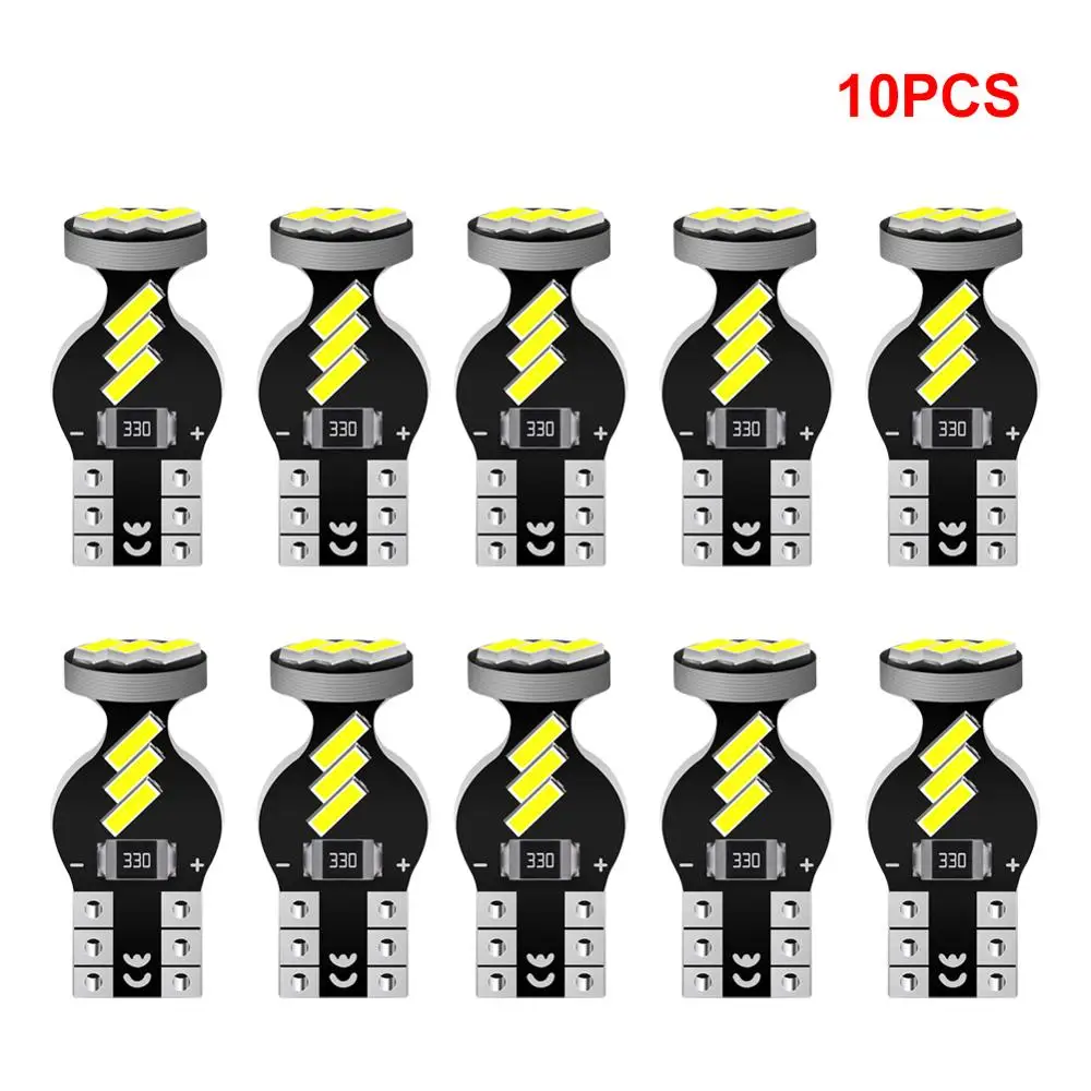 

10pcs T10 501 194 W5W 4014 9SMD White Extremely Bright Canbus Error Free Xenon LED Light Wedge Light Bulb 6000k IP65 Waterproof
