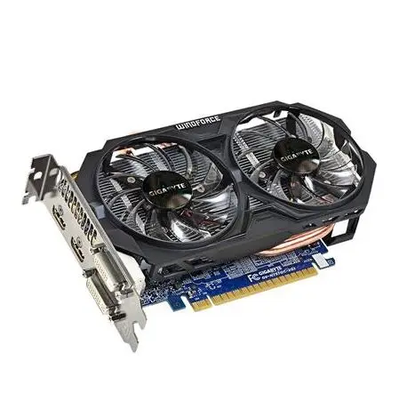 Оригинальная Видеокарта GIGABYTE GTX 750 TI 2 Гб 128 бит GDDR5, видеокарты для nVIDIA Geforce GTX 750TI HDMI DVI, используемые карты VGA