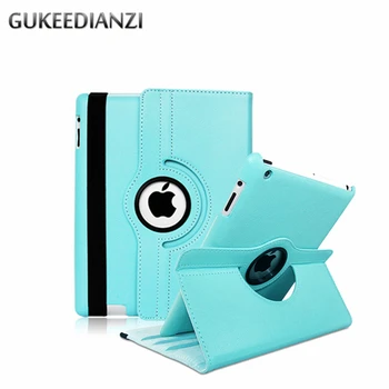 

For iPad 2 / 3 / 4 PU Leather 360 Rotating Cover Smart Stand Case For Apple iPad 2 / 3 / 4 iPad2 iPad3 iPad4 Tablet 9.7 Inch