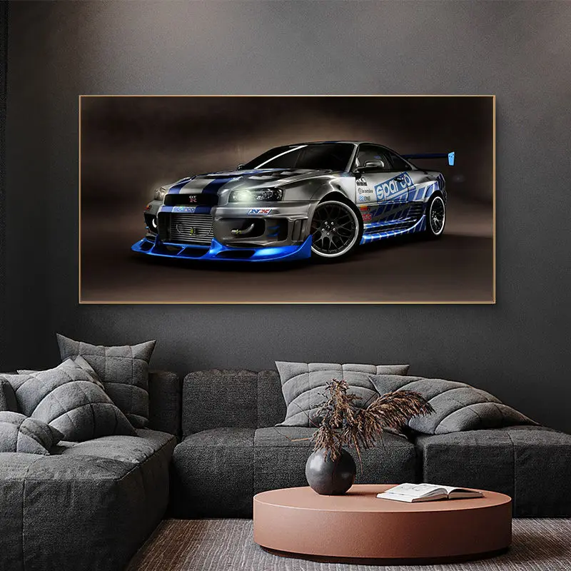 Panneau de signalisation en métal pour voiture de sport 911 GTR, affiche de  voiture, maison, salon, Garage, Club, Art mural, cadeaux décoratifs -  AliExpress
