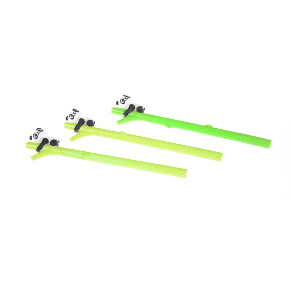 1pcs Plastic Cartoon Panda Bamboo Neutral Pen 0.5mm Gel Pen Office School Supplies Students Stationery