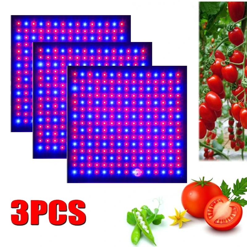  3pcs LED Grow Light 1000W Lamp For Plants Full Spectrum Phyto Lamp Fitolampy Indoor Herbs Light For - 4000059493316