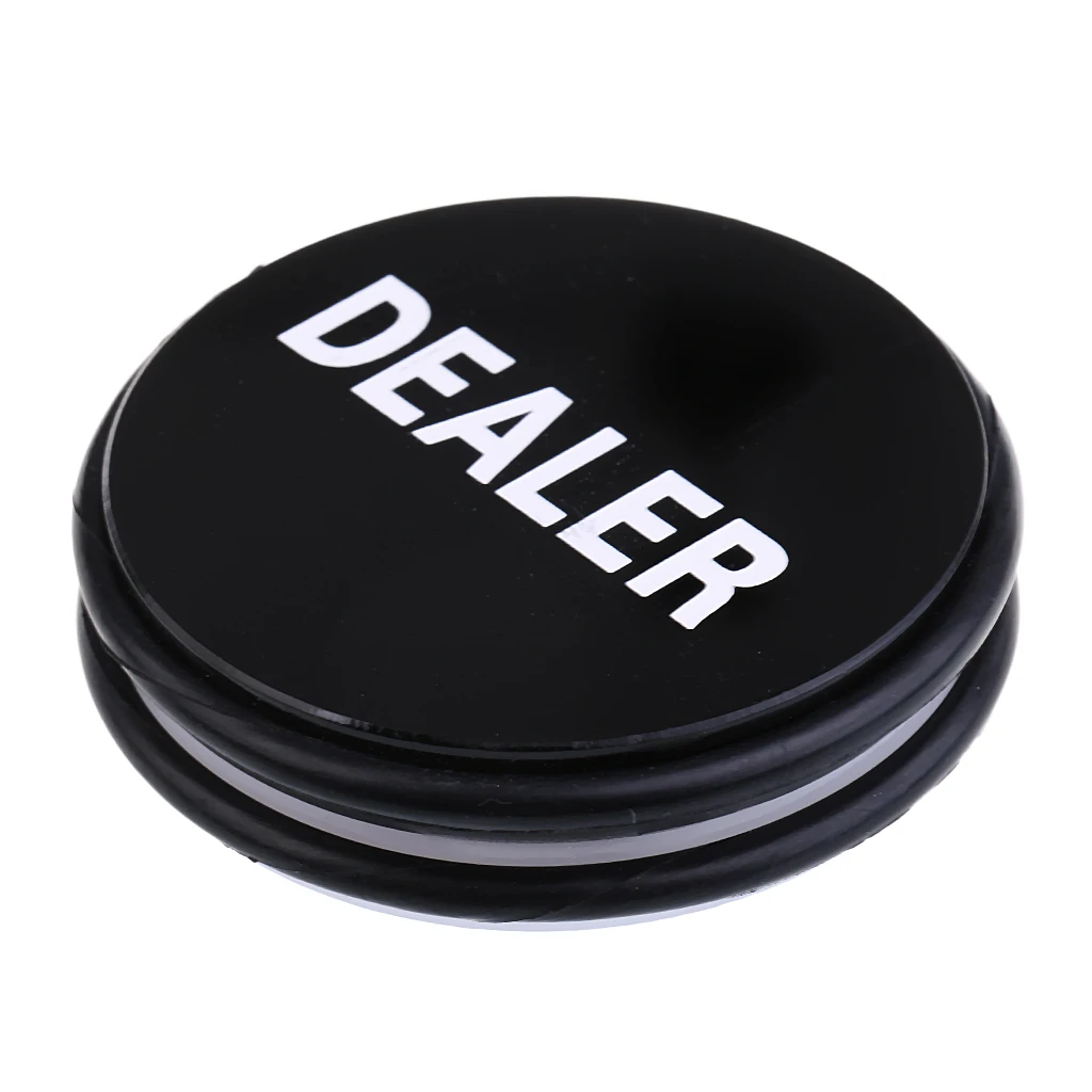 Профессиональная доска казино принадлежность для игр двухсторонняя Кнопка Дилера 2,99x0,78 дюймов