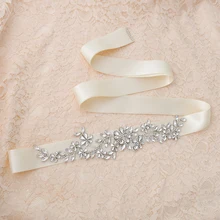 TRiXY S283 Стразы для свадебного пояса, хрустальные стразы, бисер, чешские камни, свадебные аксессуары