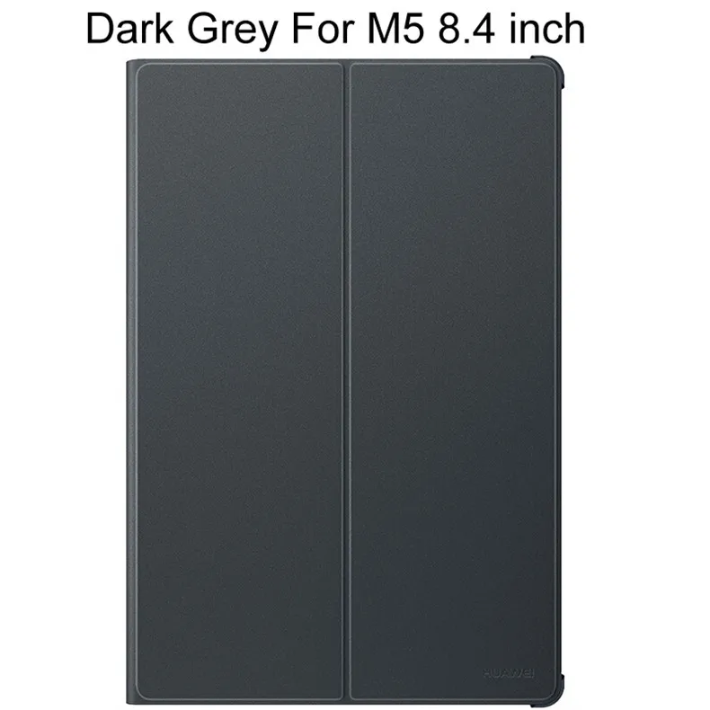 M5 8.4 Dark grey Официальный чехол для HUAWEI Mediapad M5 8," M5 10,8", кожаный чехол с подставкой и Откидывающейся Крышкой для планшета M5 Pro - Цвет: M5 8.4 Dark grey