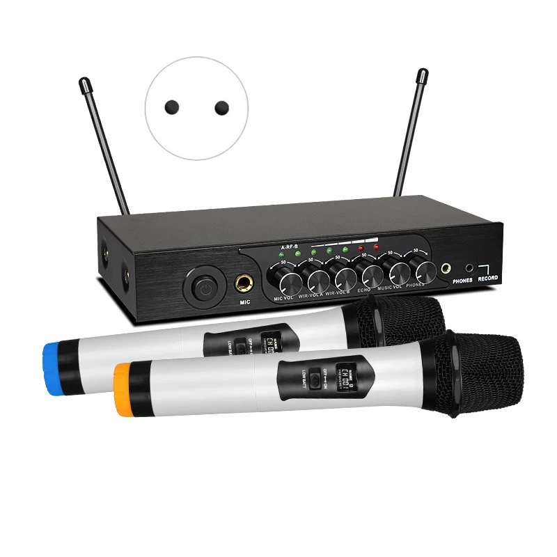 Профессиональный UHF Bluetooth беспроводной микрофон M6 с регулируемыми басами