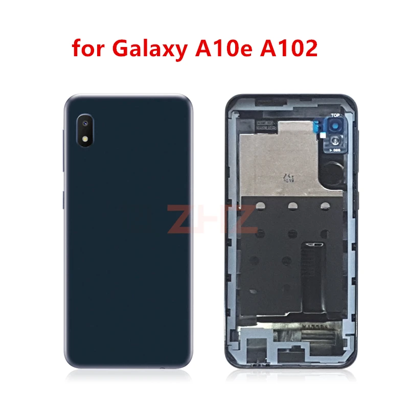 Задняя крышка для SAMSUNG Galaxy A10e A102, крышка для задней крышки батареи, Задняя стеклянная крышка для корпуса, чехол для замены для SAMSUNG A10e, крышка для батареи