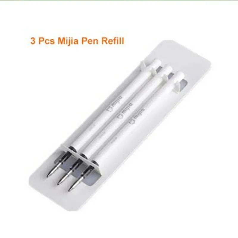 3 пакеты! Xiao mi ручка mijia mi ручка 0,5 мм Pinluo нейтральная ручка для подписи многофункциональная ручка для студенческого офиса - Цвет: 3 refill