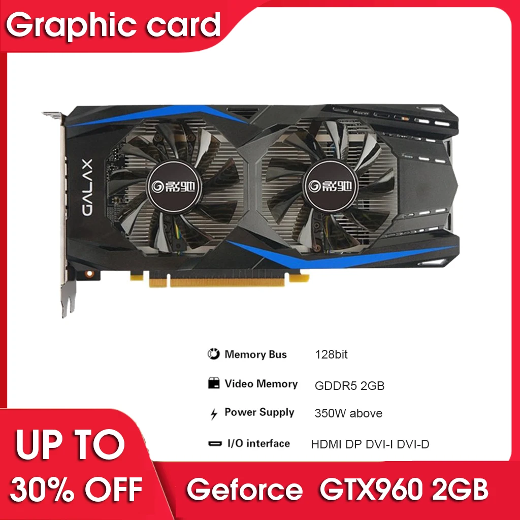 graphic card  GTX950 2GB GTX 960 2GB GTX 960 4GB 1050 TI 750 TI 2GB 4GB 1060 3GB Video Cards GPU display card for pc