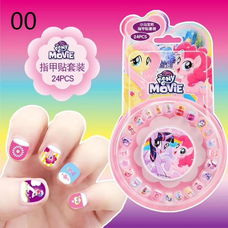 

My Little Pony Stickers Toys PVC Pony Sticker Pack Girl Nail Stickers 3D Rainbow Dash Twilight Sparkle Toys for Girls