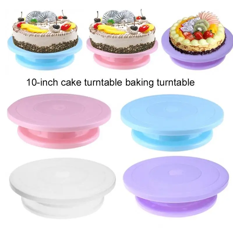 Пластиковая поворотная пластина 10 дюймов легкое украшение кухни практичная