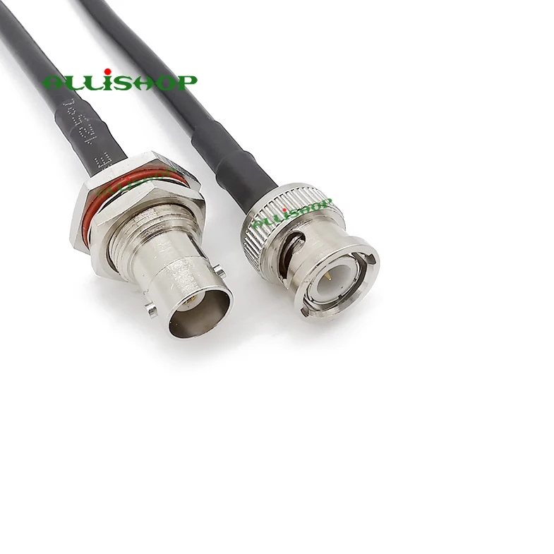 Коаксиальная антенна RG58 Coax 1 м 3 6 9 12 15 Кабель BNC папа мама разъемы 50 кабель